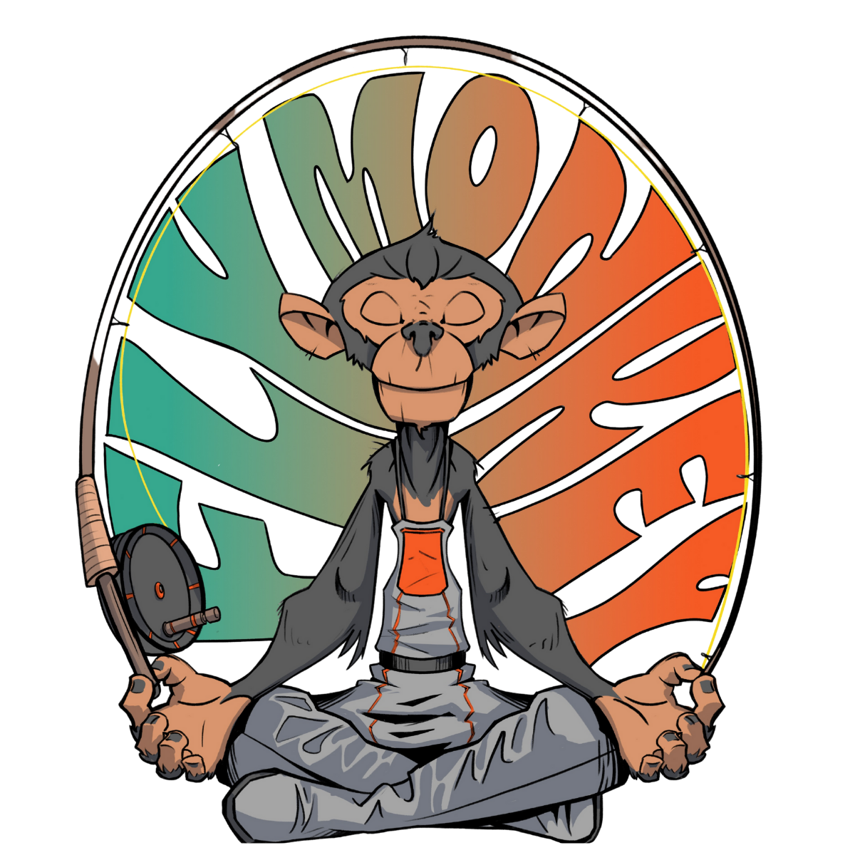 Fly Monkey - Art by Mark Usyk