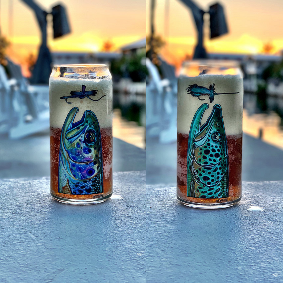 DeYoung Beer Can Pilsner Glass
