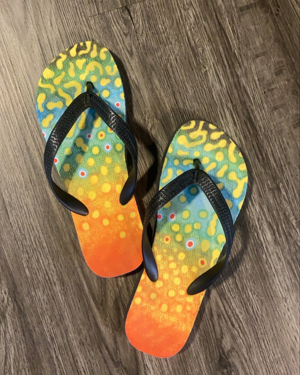 Brook Trout Flip-Flops