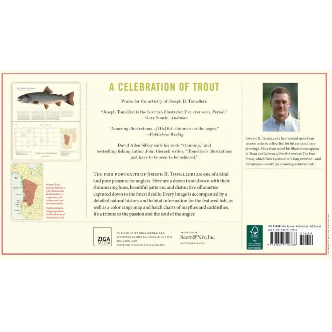 2026 Trout of North America Calendar