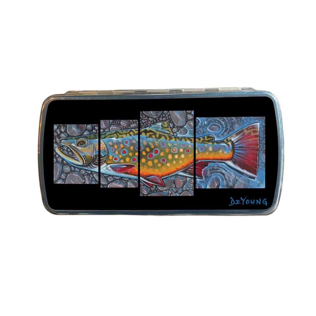 DeYoung Cliffs Bugger Barn Fly Box - Brook Trout Flank
