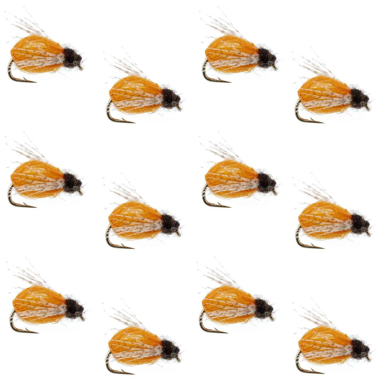 LaFontaine Amber Deep Sparkle Caddis Pupa - (12 Pack, Sz 14)
