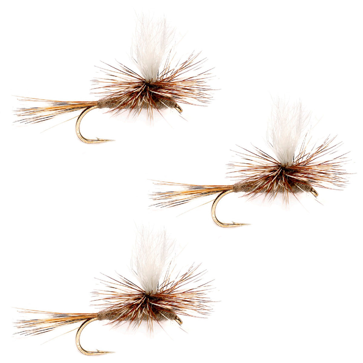 Adams Parachute Dry Flies for Trout – Size 20 (3-Pack)