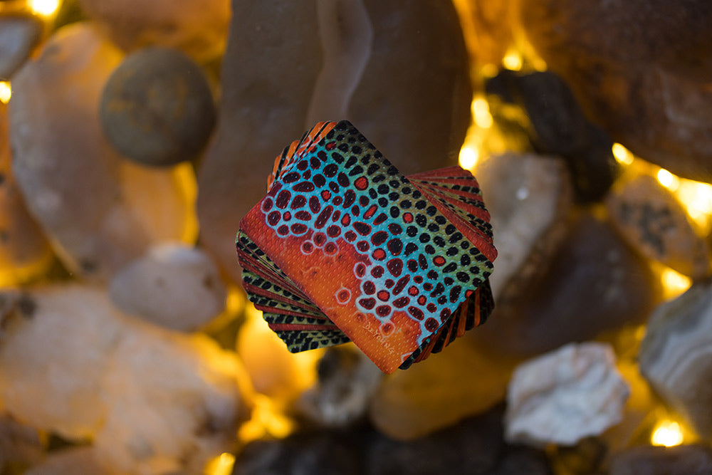 DeYoung Brown Trout Flank Playing Cards