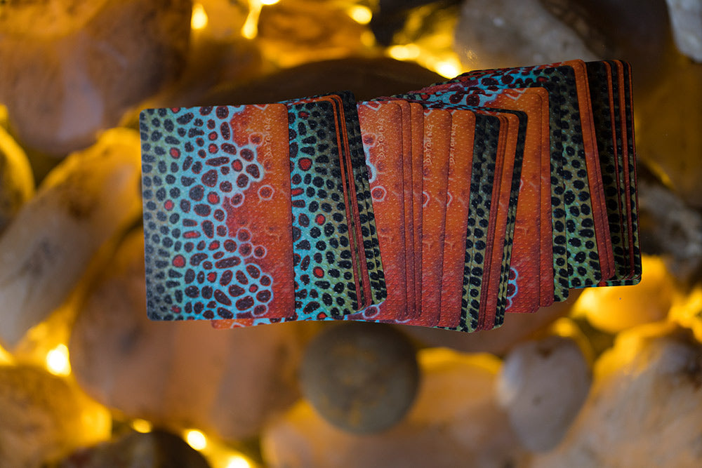 DeYoung Brown Trout Flank Playing Cards