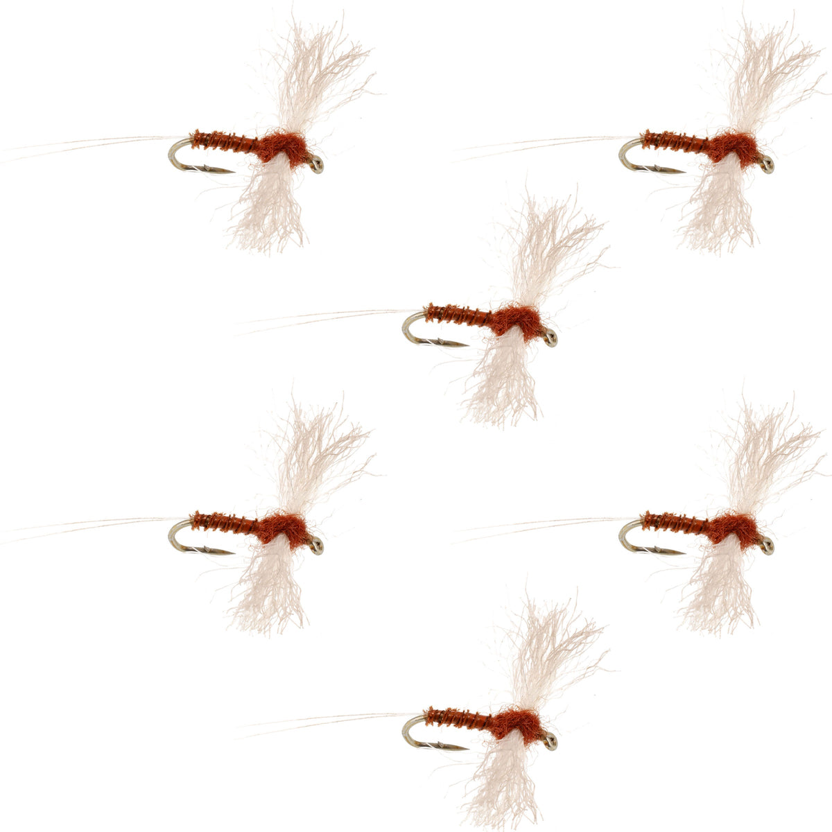 Rusty Spinner Z-Lon Wing Biot Body - (6 Pack, Sz 14)