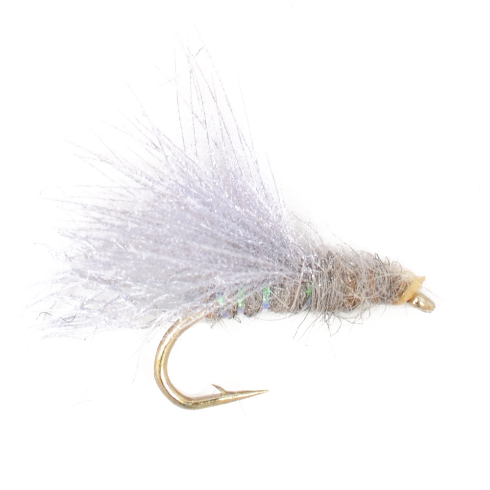 CDC Baetis Emerger BWO Wet Fly Fishing Flies - (6 Pack, Sz 16)