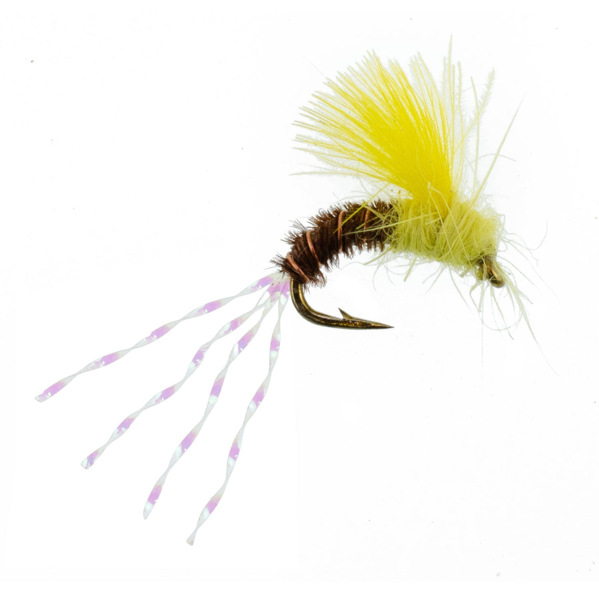 CDC Pale Morning Dun Emerger PMD Fishing Fly - (12 Pack, Sz 16)