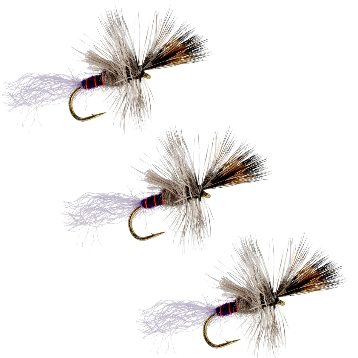 Purple Haze Cripple Mayfly - (3 Pack, Sz 14)