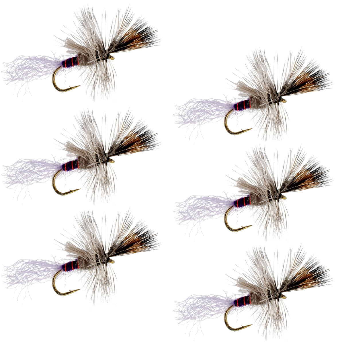 Purple Haze Cripple Mayfly - (6 Pack, Sz 18)