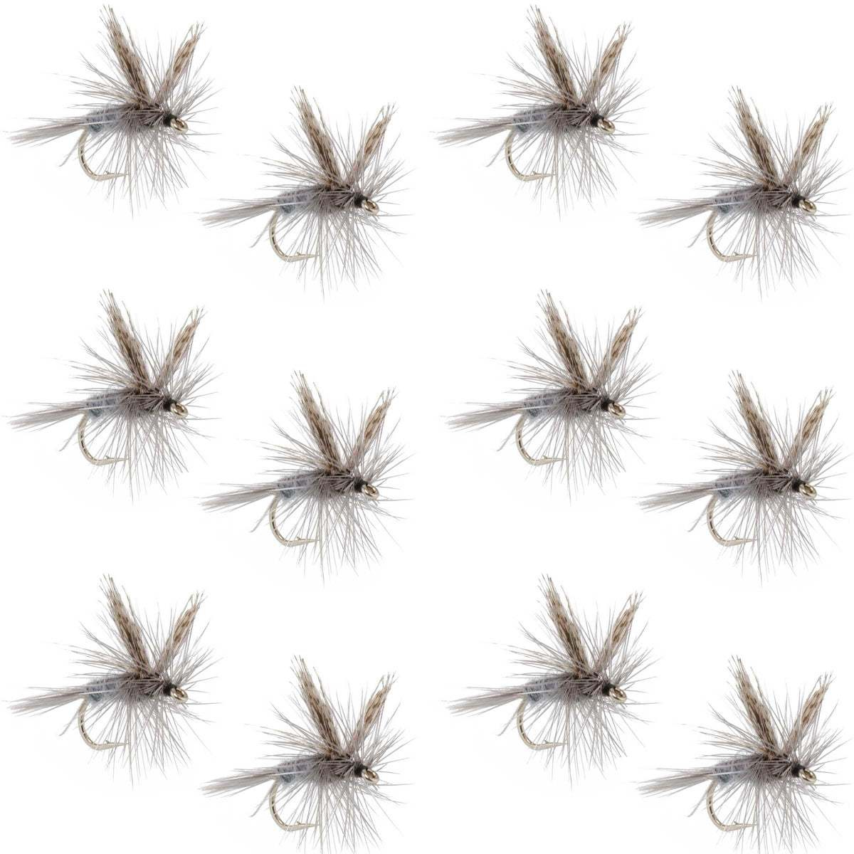 Dark Hendrickson Classic Dry Fly - 12 Flies Size 14