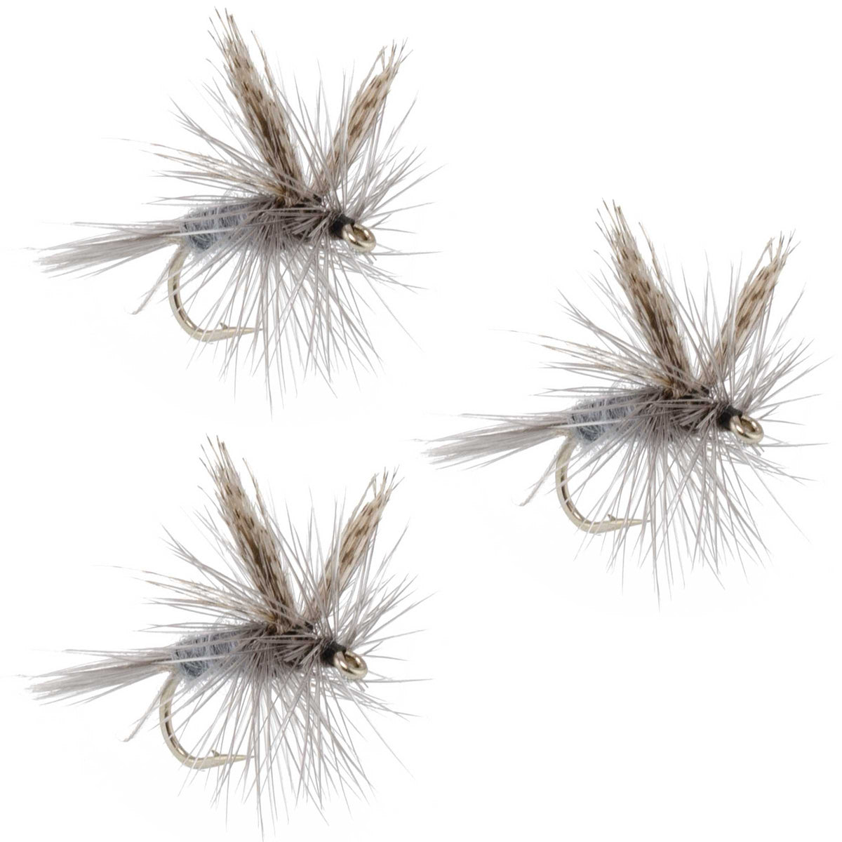 3 Pack Dark Hendrickson Classic Dry Fly - Size 16