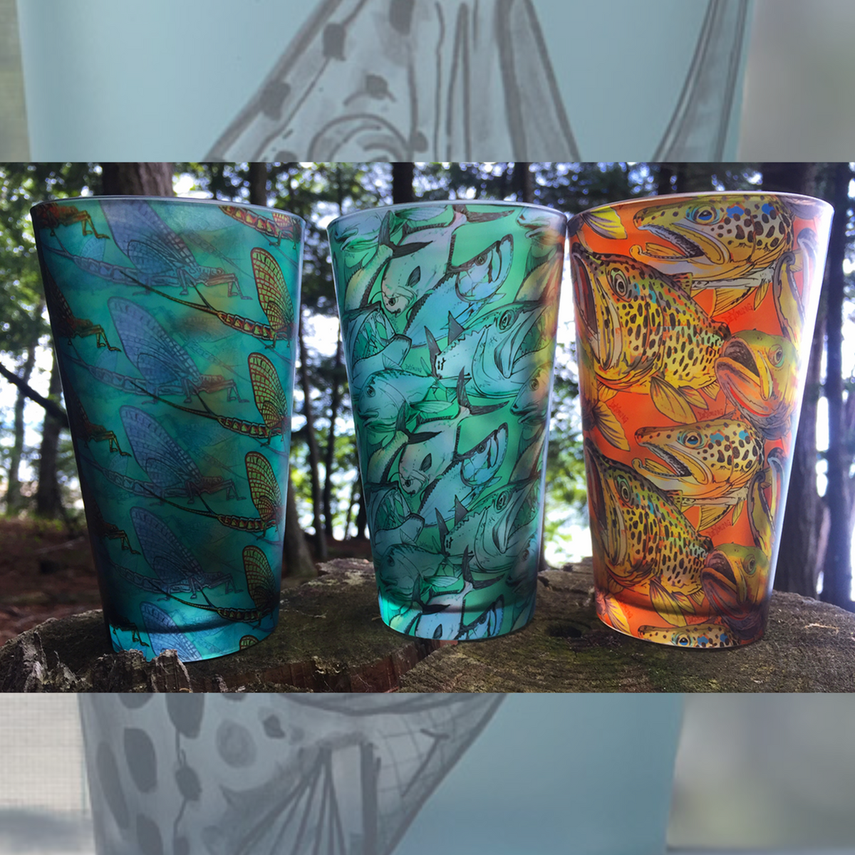 DeYoung Pilsner Glasses - Designer Series