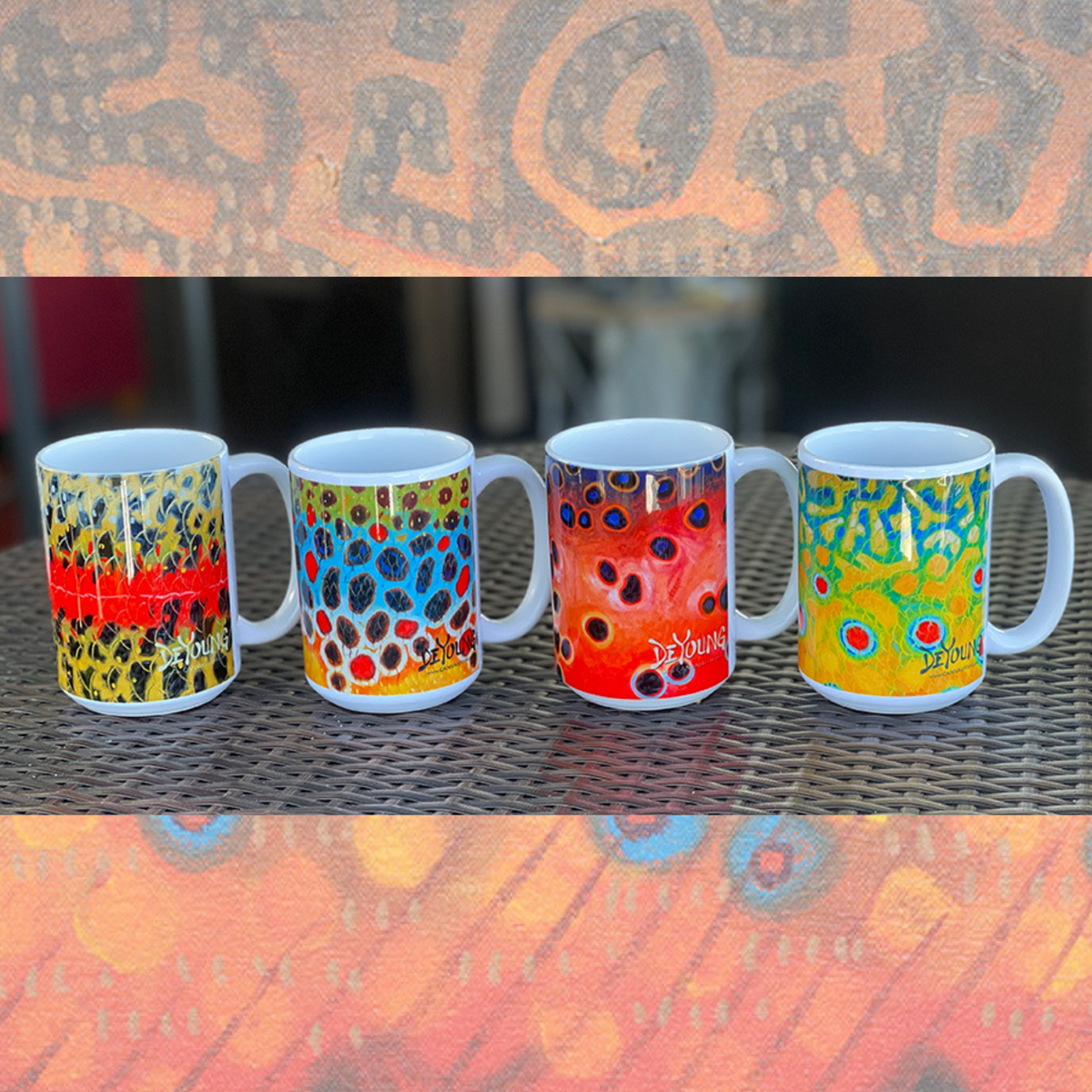 Deyoung Mugs - Fish Flank Series