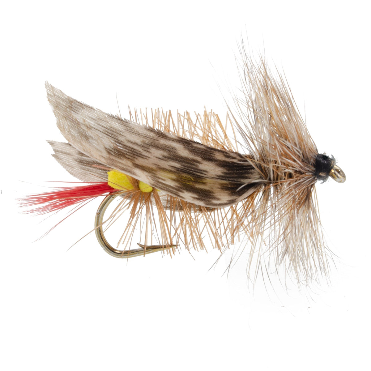 Joe's Hopper Yellow Foam Body Grasshopper Fly - (3 Pack, Sz 10)