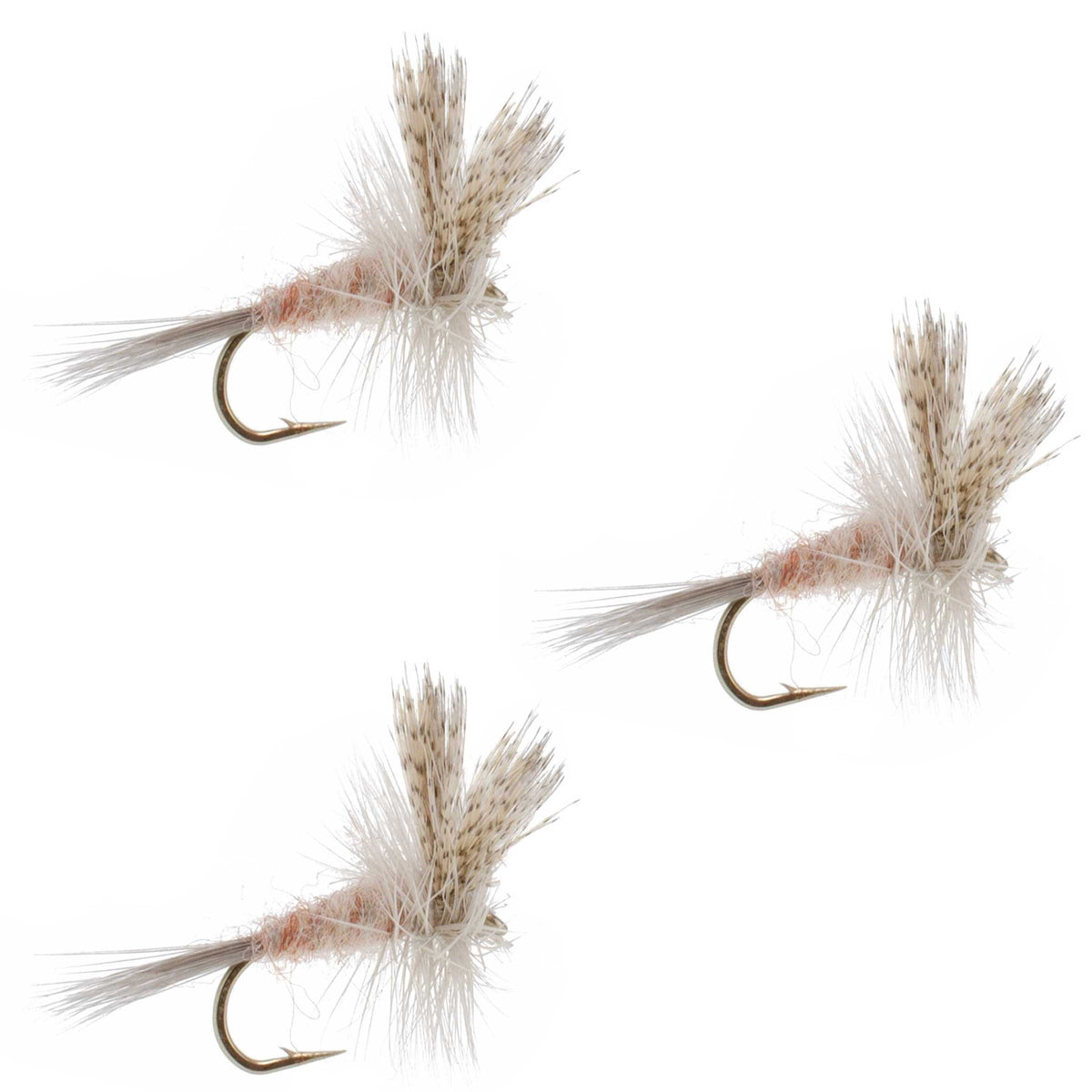 Light Hendrickson Classic Dry Fly - (3 Pack, Sz 14)