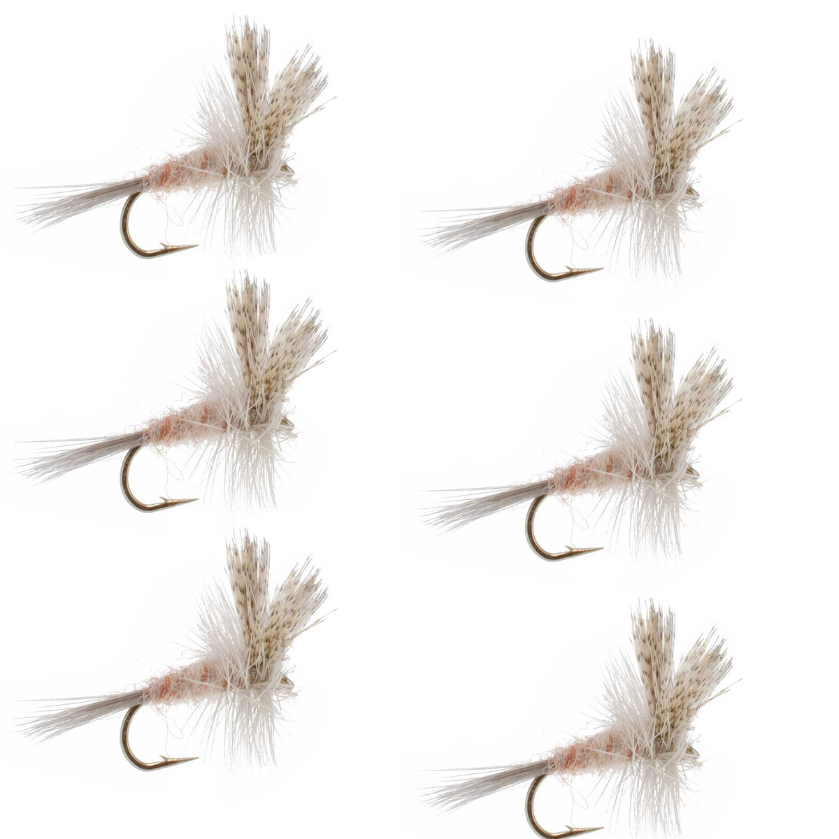 Light Hendrickson Classic Dry Fly - (6 Pack, Sz 16)