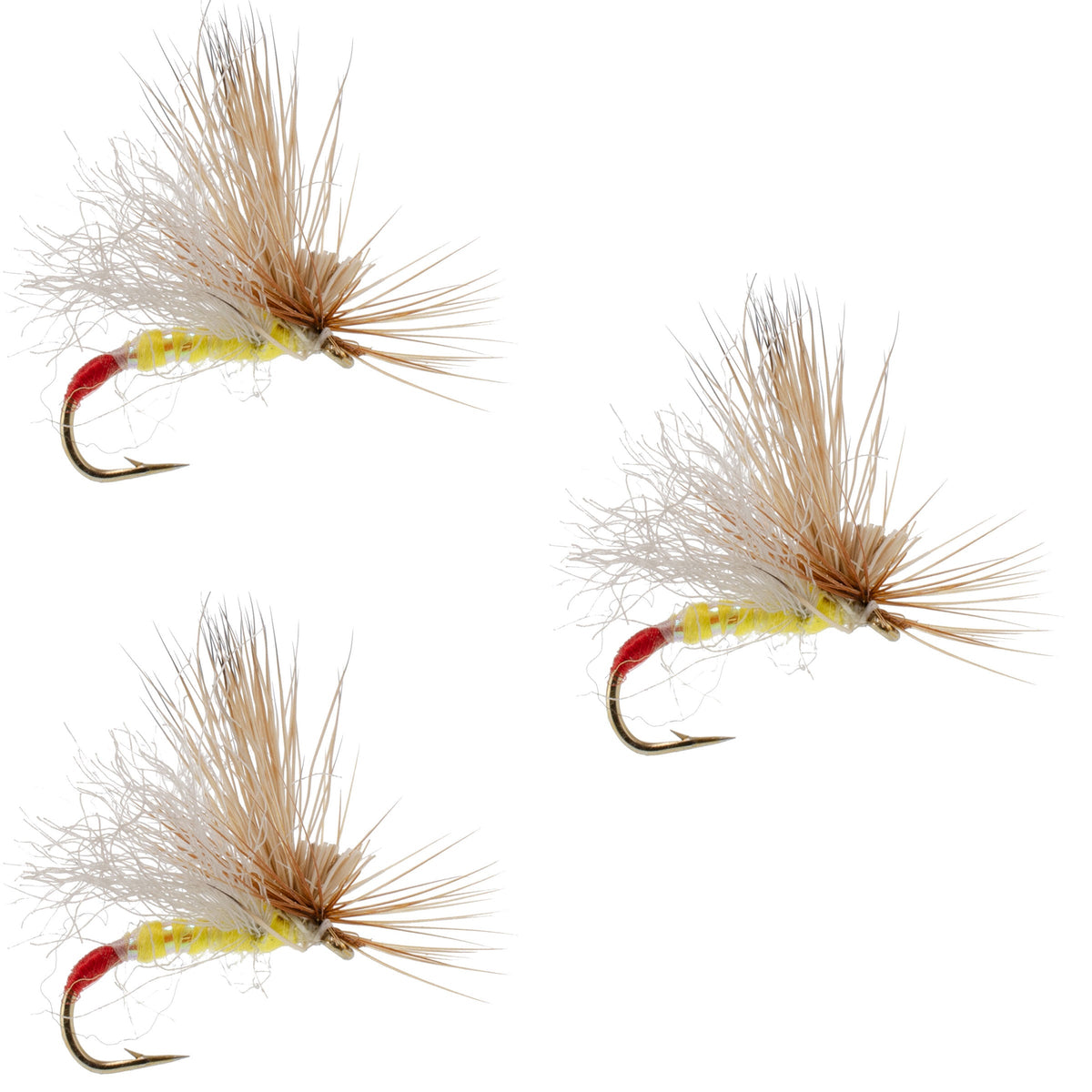 Yellow Sally Missing Link Stonefly Flies (3 Pack, Sz 16)
