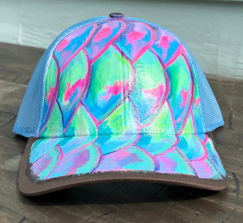 Scales and Neon Hat