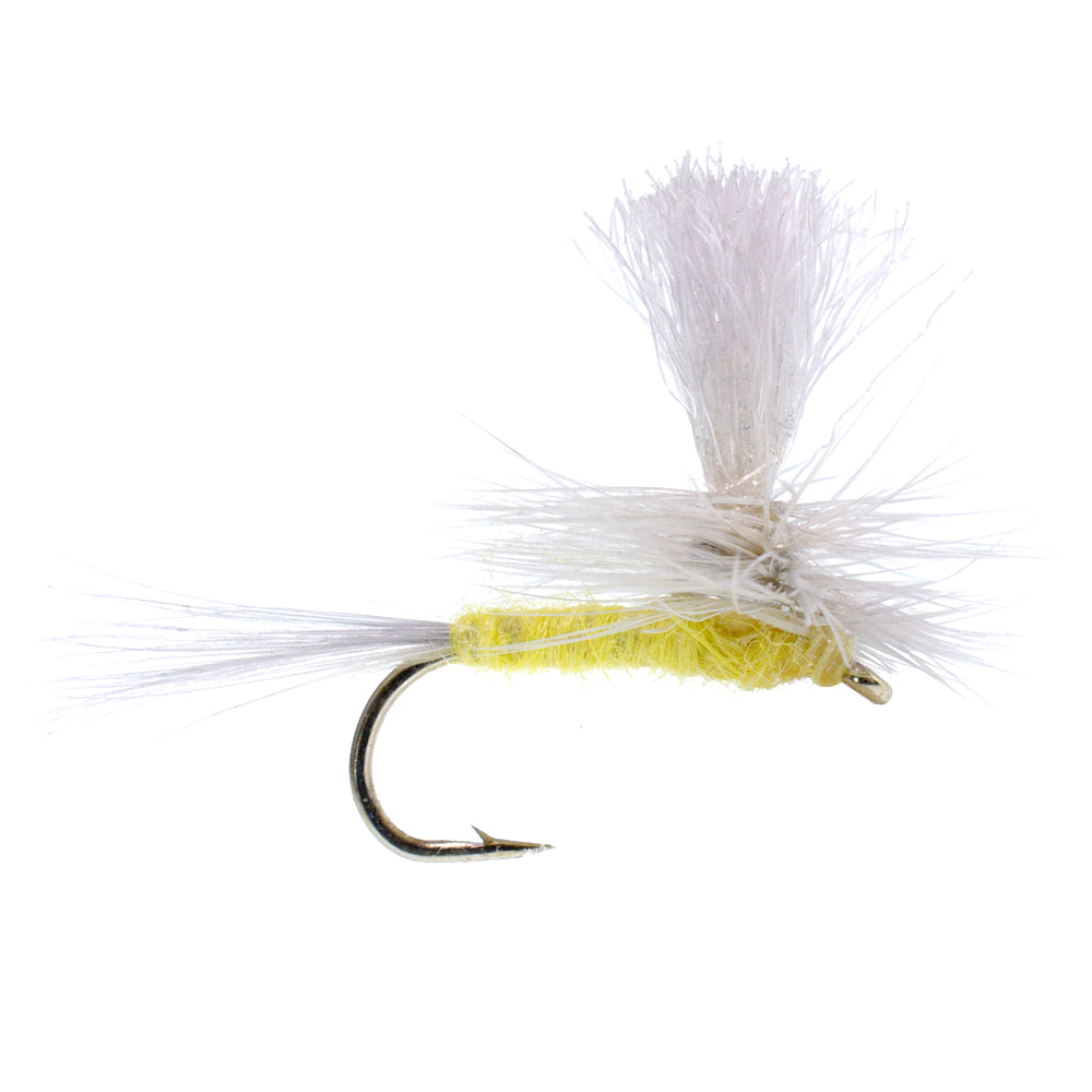 Pale Morning Dun Parachute PMD Classic Dry Fly - (6 Pack, Sz 20)