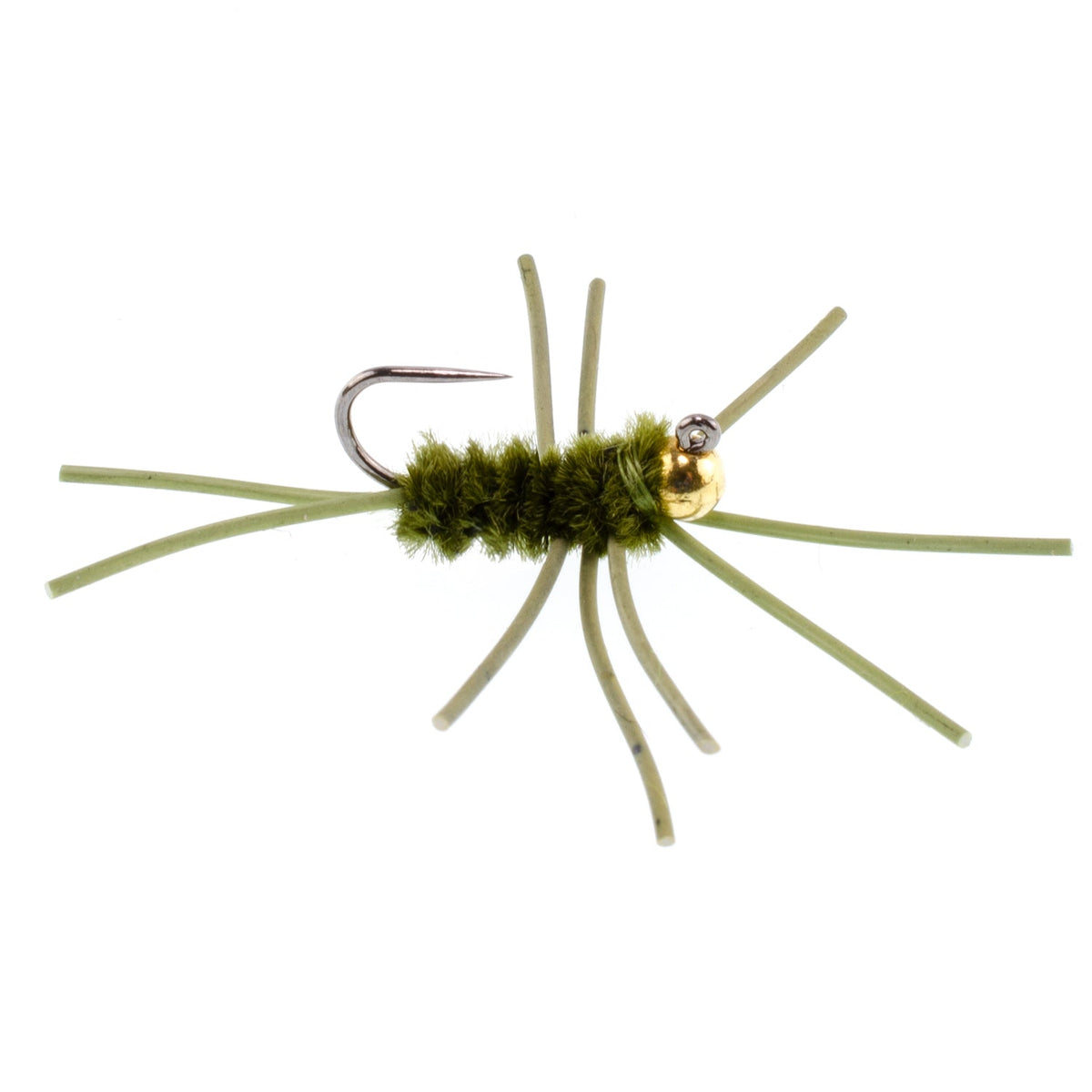 Tungsten Bead Jigged Pat&#39;s Rubber Legs Nymph Assortment Fly Fishing Flies - Trout and Bass Wet Fly Pattern - 21 Flies 7 Colors Hook Size 10