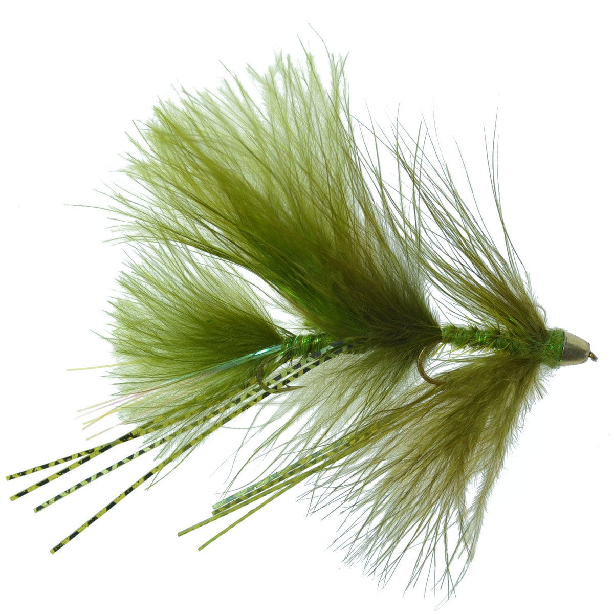 Circus Peanut Envy Articulated Streamers- 4 Colors - (4 Pack, Sz 6)