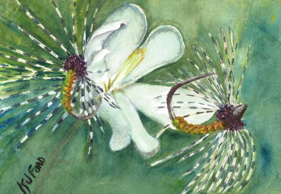 Petals and Patterns Original Watercolor