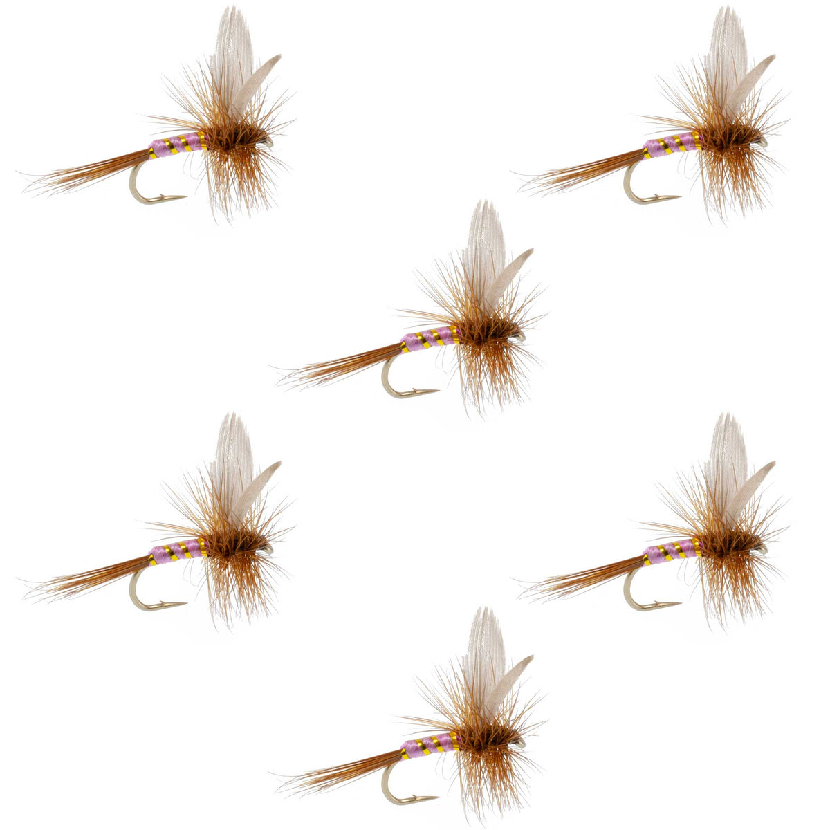 Pink Lady Classic Dry Fly - 6 Flies Size 18