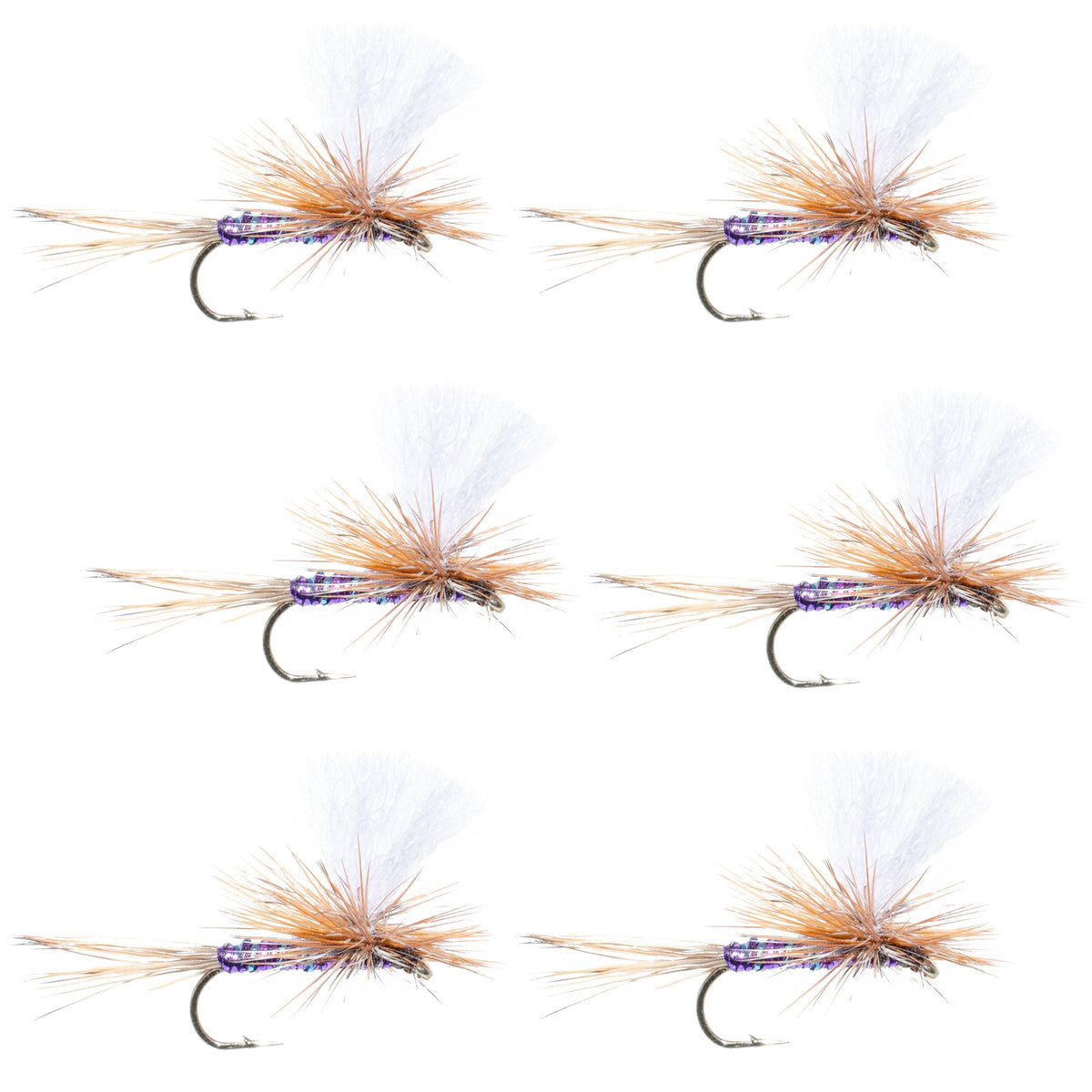 Purple Haze – Parachute Dry Fly (6 Pack, Size 18)