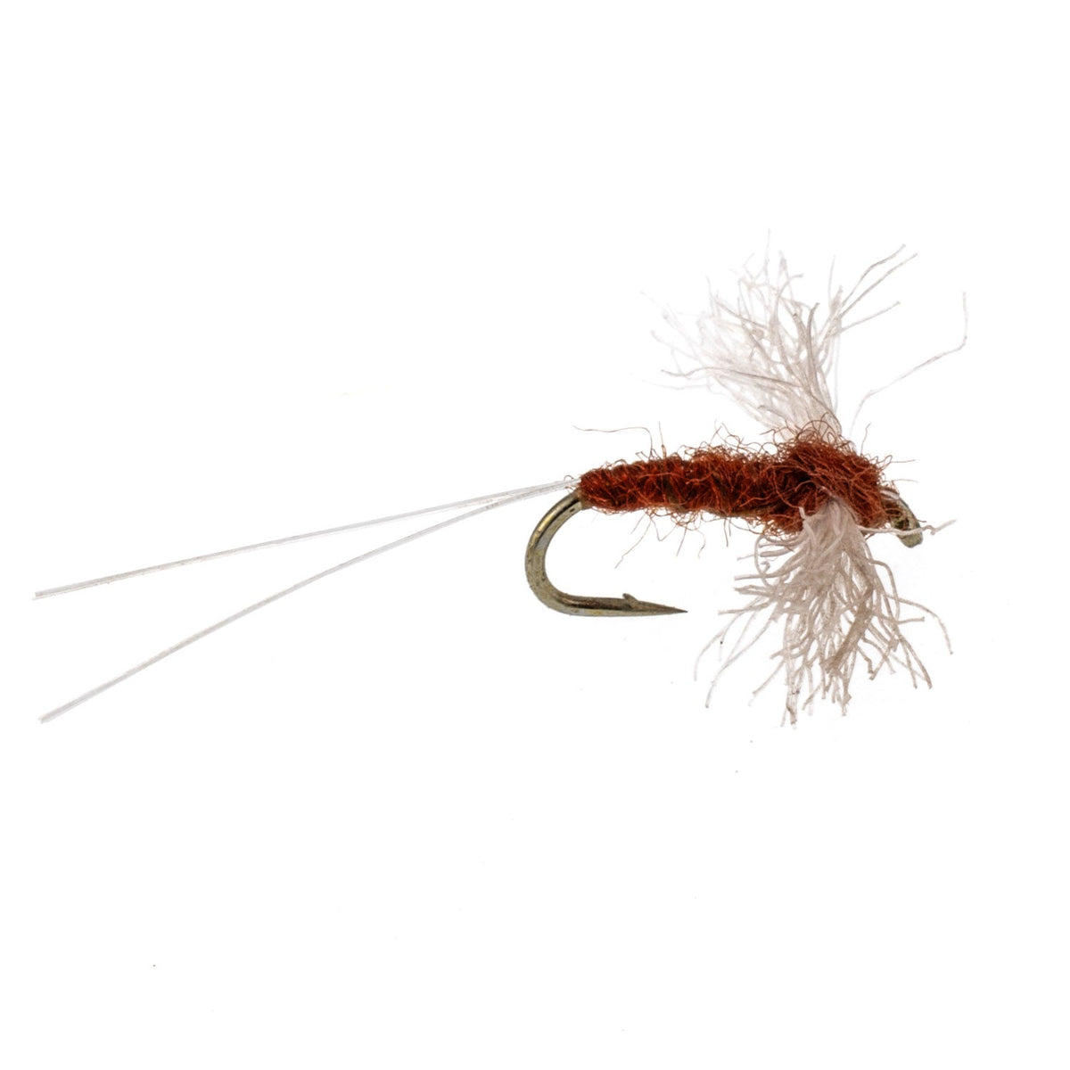 Poly Wing Rusty Spinner Mayfly - (12 Pack, Sz 14)