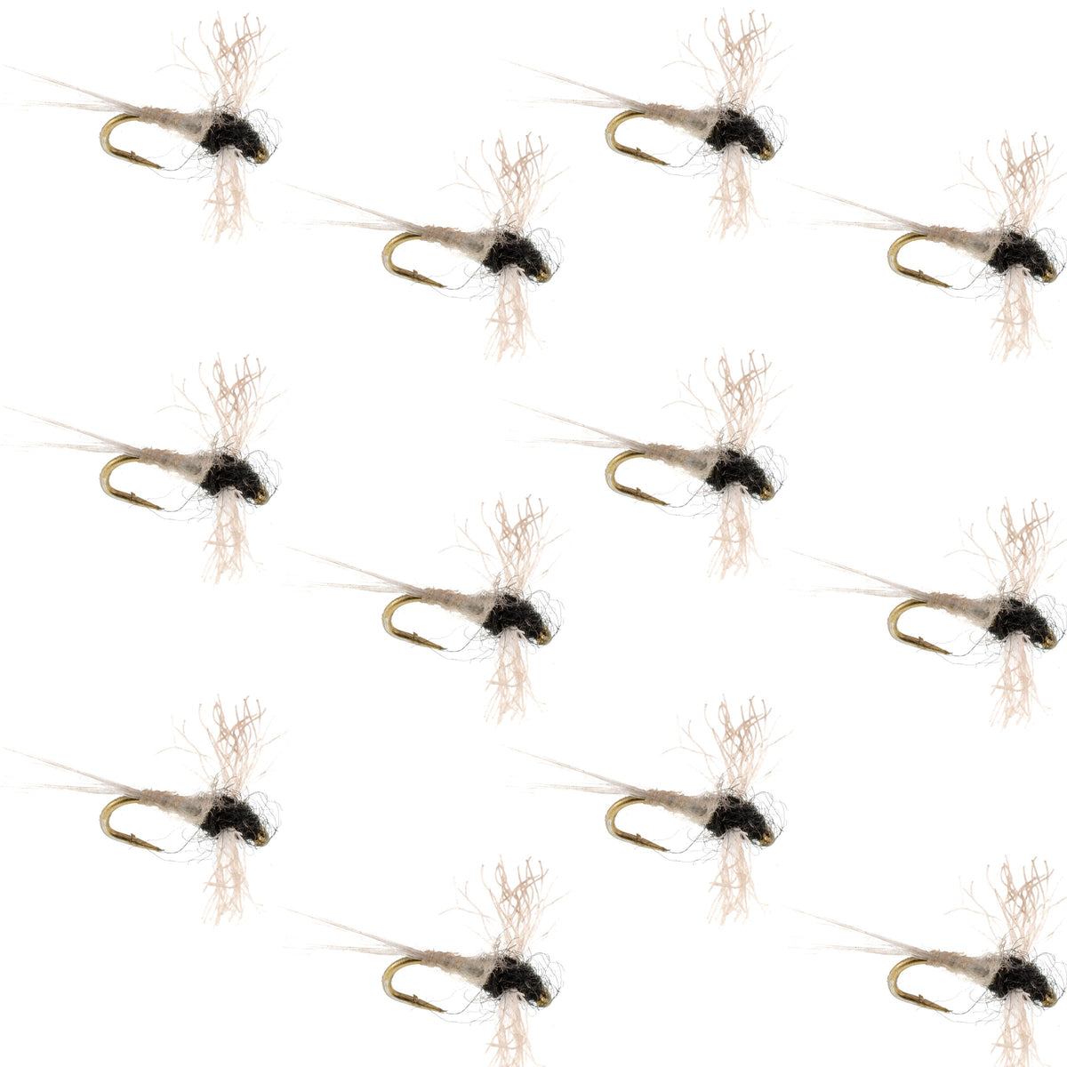 Z-Lon Wing Trico Spinner Kapok Body Hook - (12 Pack, Sz 24)
