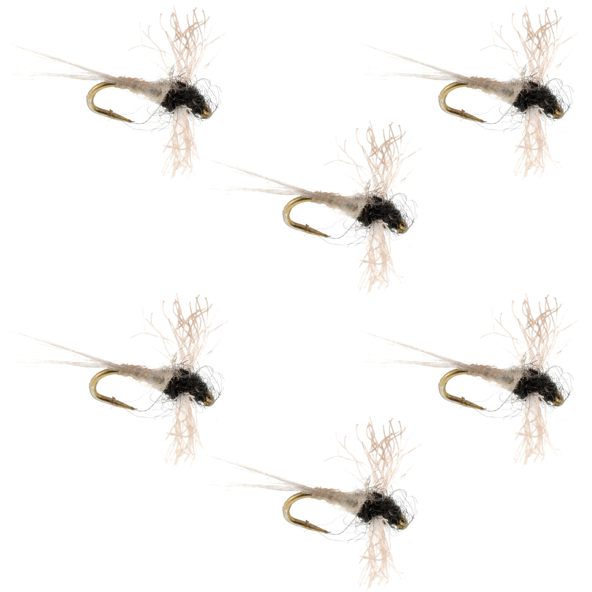 Z-Lon Wing Trico Spinner Kapok Body Hook - (6 Pack, Sz 22)