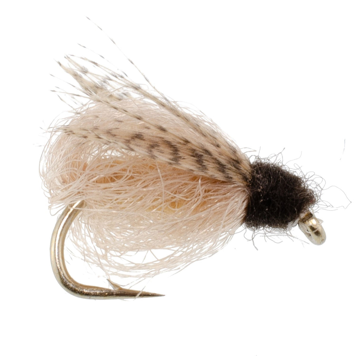 LaFontaine Tan Deep Sparkle Caddis Pupa - (3 Pack, Sz 16)