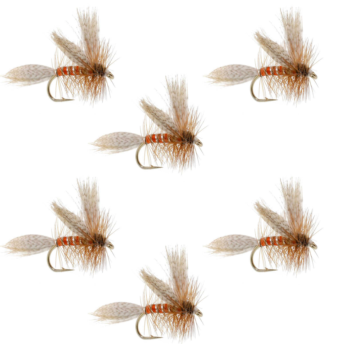 Queen Of The Waters Classic Dry Fly - 6 Flies Size 14