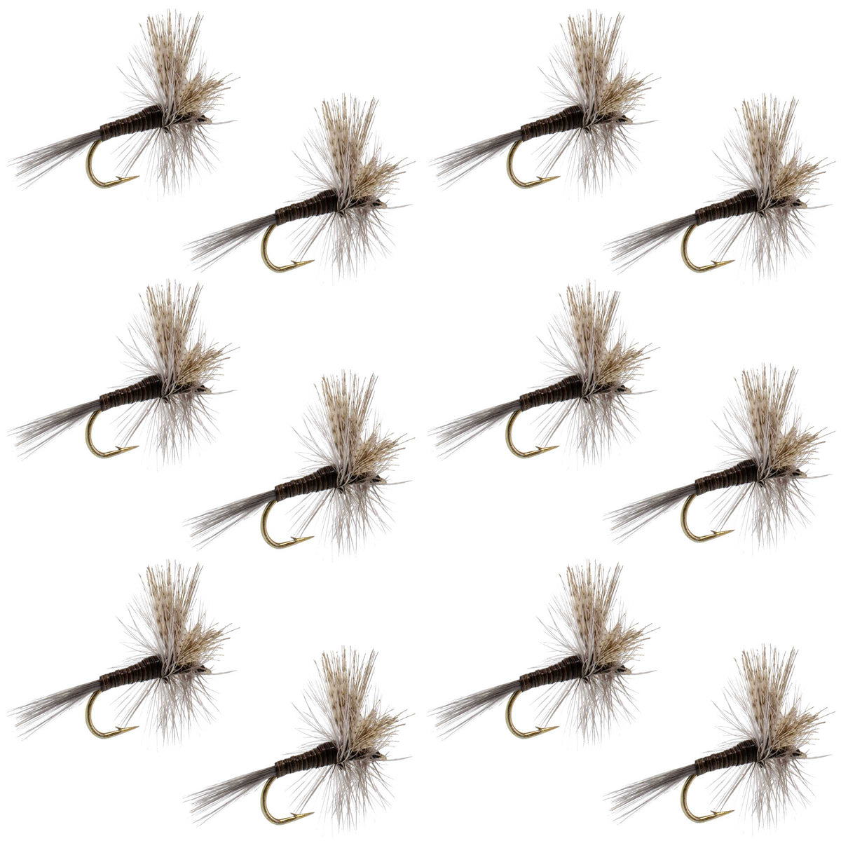 Quill Gordon Classic Dry Fly - (12 Pack, Sz 18)