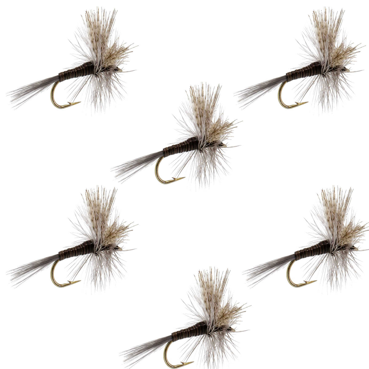 Quill Gordon Classic Dry Fly - (6 Pack, Sz 14)