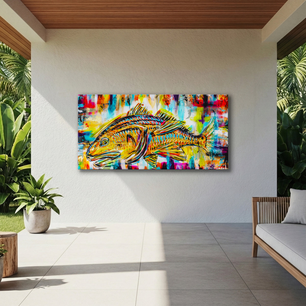 Redfish on Canvas