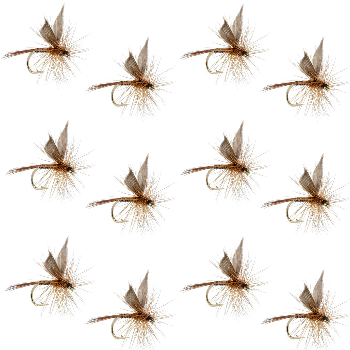 Red Quill Classic Dry Fly - 12 Flies Size 18