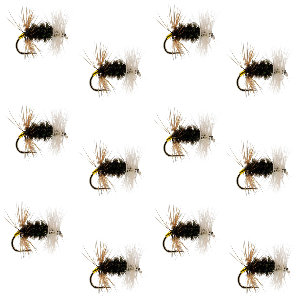 Renegade Classic Trout Dry Fly 12 Flies Hook Size 18