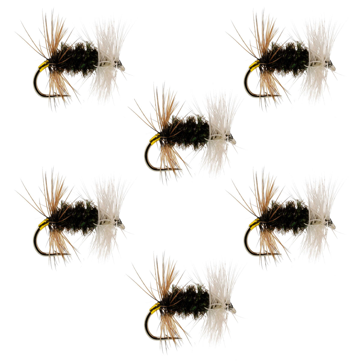 Renegade Classic Trout Dry Fly - (6 Pack, Sz 16)