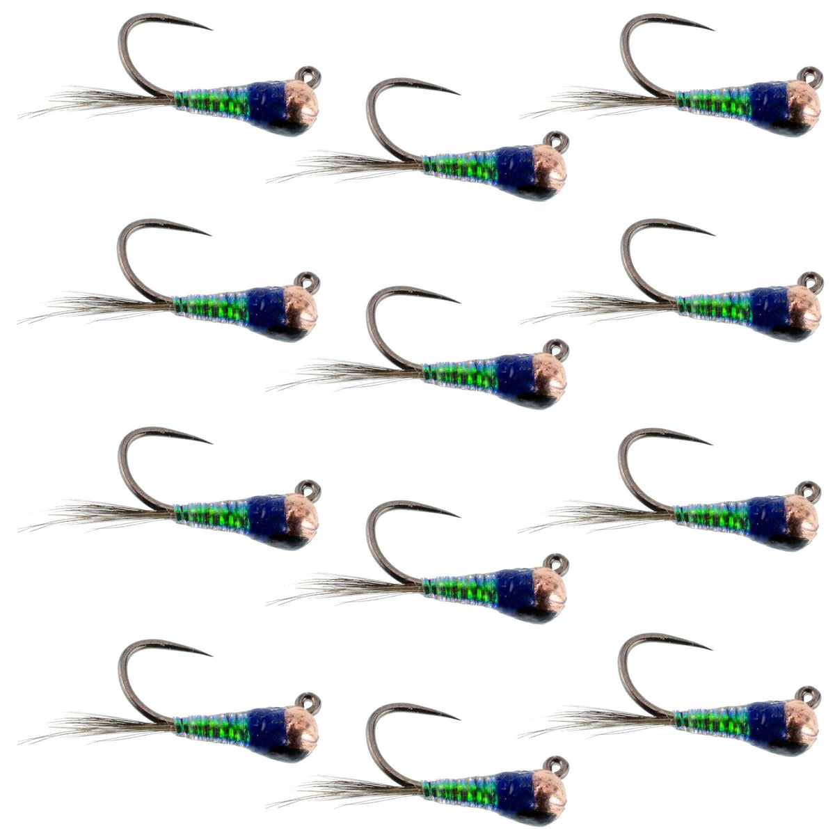 Gasolina Perdigon – Tungsten Tactical Jig Euro Nymph (12 Pack, Sz 14)