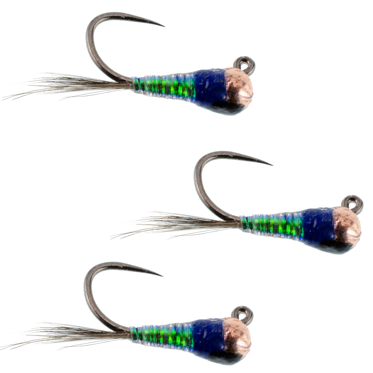 Gasolina Perdigon – Tungsten Tactical Jig Euro Nymph (3 Pack, Sz 14)