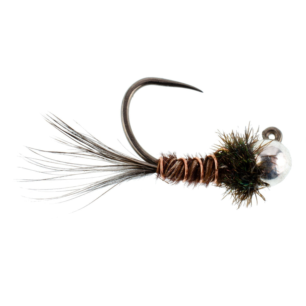 Pheasant Tail – Tungsten Tactical Jig Euro Nymph (3 Pack, Sz 14)