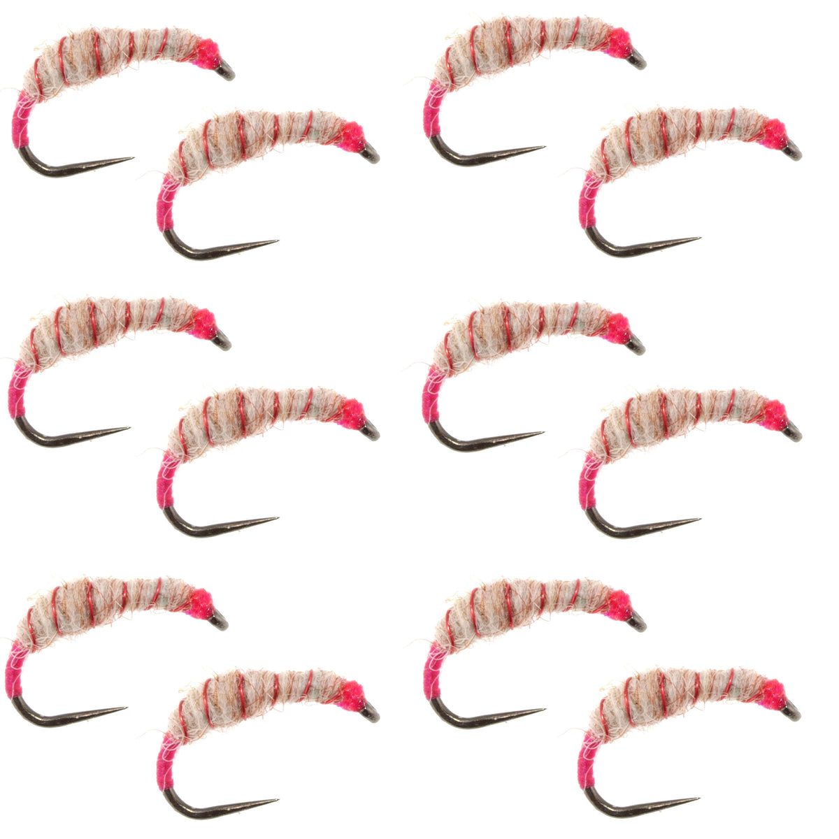Utah Killer Bug - 12 Tenkara Flies - (Sz 14)
