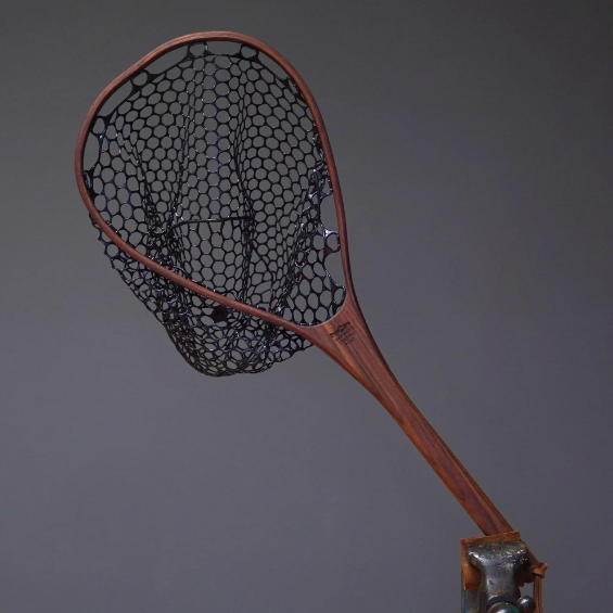 Fat Jake 16&quot;x12&quot; - Walnut Fly Fishing Traditional Landing Net - Handcrafted &amp; Made in USA