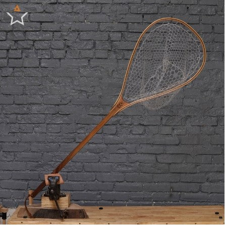 Big Dipper 24&quot;x17&quot; - Brown Trout Engraved - Classic Fly Fishing Traditional Landing Net - Handcrafted &amp; Made in USA