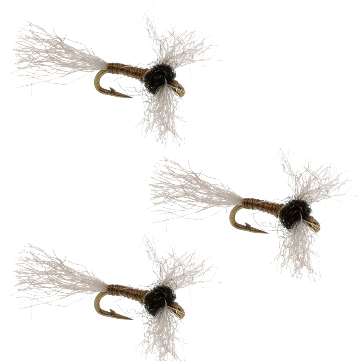 Improved Zelon Midge Flies - (3 Pack, Sz 22)