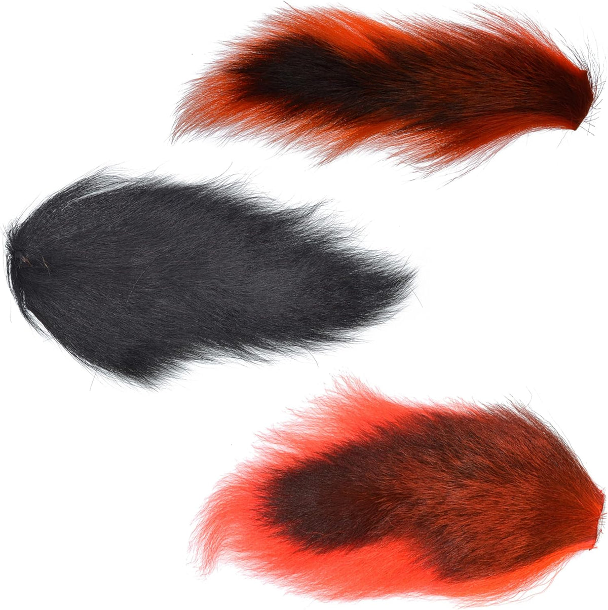 Pro Grade Medium Bucktail Master Pack – 3 Colors Deer Hair