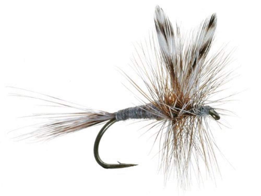 Adams Dry Fly – Barbless (6 Pack, Size 12)