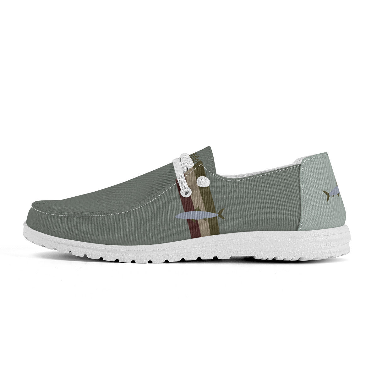 Mens/Womens Bonefish Racer Loaf Canvas Slip-On Shoe